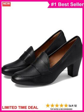 Chunky Kitten Heel Slip On Suede Penny Loafers Almond Toe Dress Work